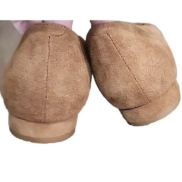 Talbots Leather Suede Edison Flat Shoes Pointed Toe Brown Women's 6.5 - Picture 8 of 10